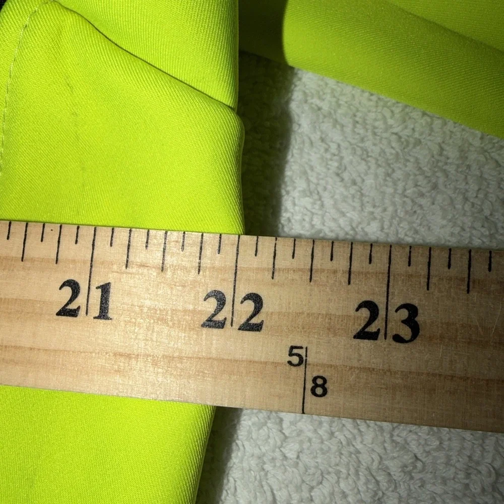 ARSUXEO Full Zip Softshell CYCLING JACKET Neon Green‎ Reflective men's size XL